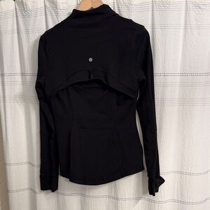 lululemon athletica Black Long Sleeve Jacket with Vent Detail